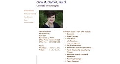 Desktop Screenshot of ginagarbell.com