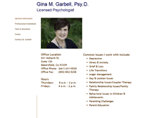 Tablet Screenshot of ginagarbell.com